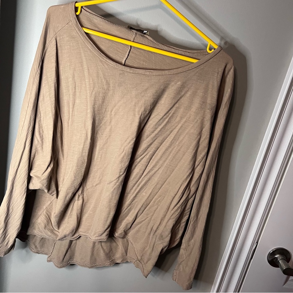 Oversized cotton shirt